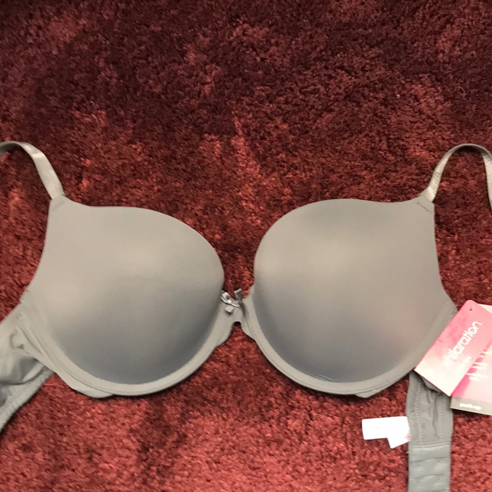 Xhilaration Padded Push Up T-Shirt Bra Gray 34C